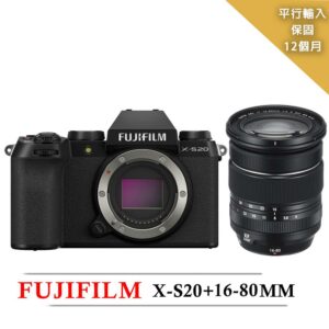 【FUJIFILM 富士】X-S20+16-80mm變焦鏡組(平行輸入)台南相機收購